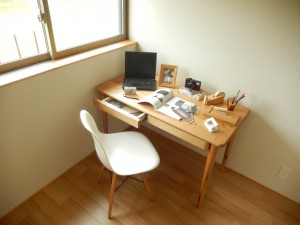 デスク　シンプル　富山市家具